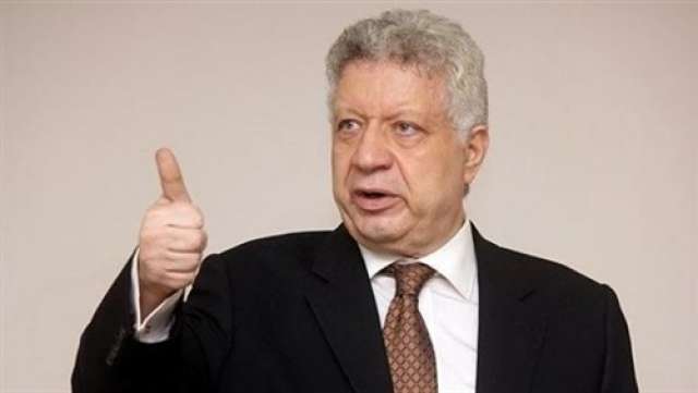 المستشار مرتضى منصور رئيس نادي الزمالك 