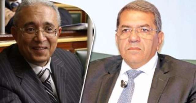 ياسر عمر وكيل لجنة الخطة والموازنة وعمرو الجارحى وزير المالية