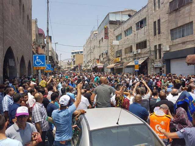 احتجاجات الفلسطنيين ضد الإحتلال الإسرتئيلي
