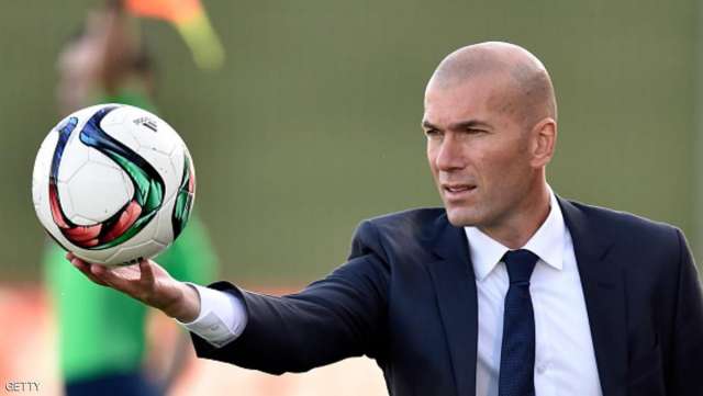 الفرنسي زين الدين زيدان المدير الفني لريال مدريد