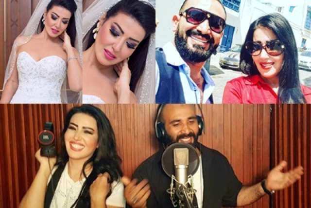 أحمد سعد وسمية الخشاب