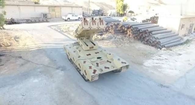 بالفيديو.. الجيش السوري يطلق نظام الجولان 1000 الصاروخي الجديد