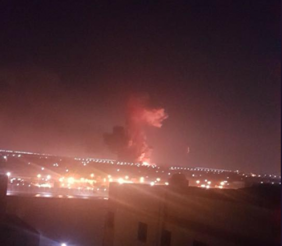 الانفجار المجاور للمطار