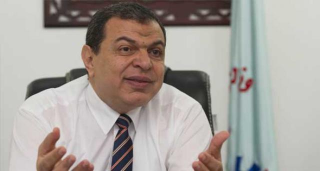 وزير القوي العاملة محمد سعفان