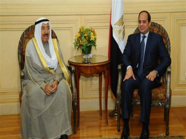 السيسي وأمير الكويت