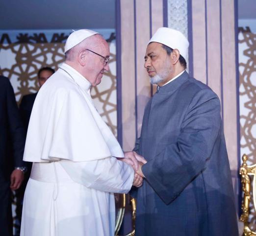 شيخ الأزهر والبابا فرانسيس