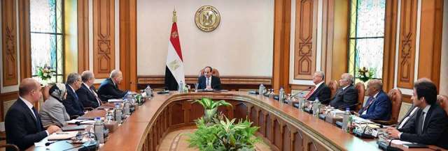الرئيس يجتمع مع أعضاء مجلس الهيئات القضائية