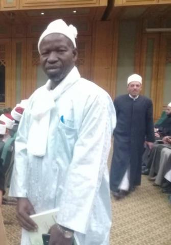 الشيخ آدم محمد متحدث الأئمة الوافدين