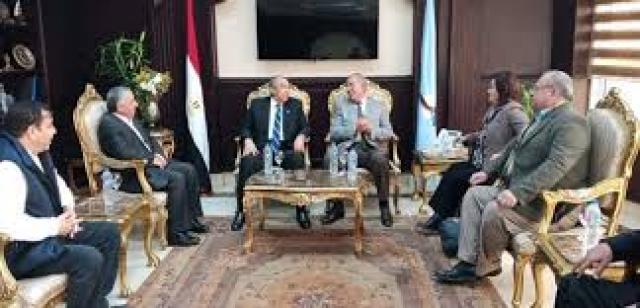وزير الزراعة يبحث مع محافظ البحر الأحمر