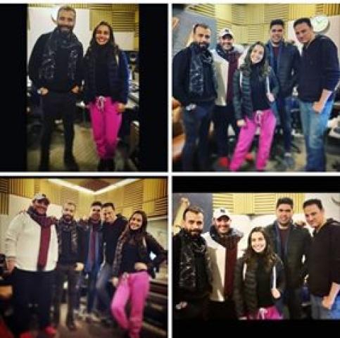  الفنان والملحن شريف إسماعيل وكارمن سليمان