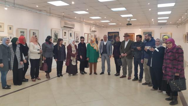 افتتاح معرض «طباعيات ١٤» لأساتذة قسم الطباعة بكلية التربية الفنية جامعة حلوان