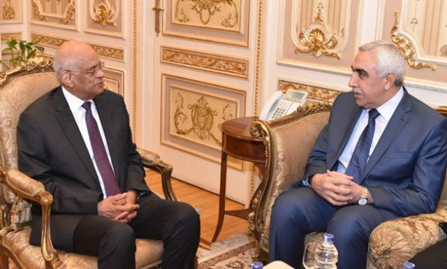 علي عبدالعال والسفير العراقي