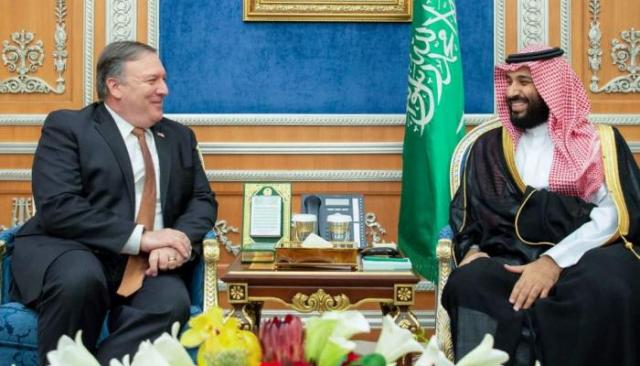 وزير الخارجية الأمريكي وولي العهد