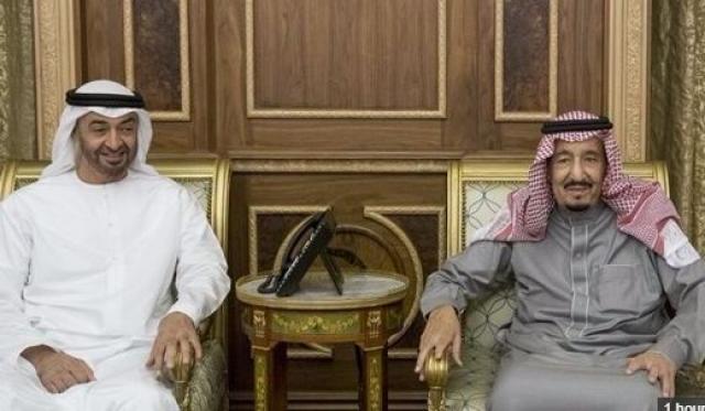 الملك سلمان وولي عهد ابو ظبي