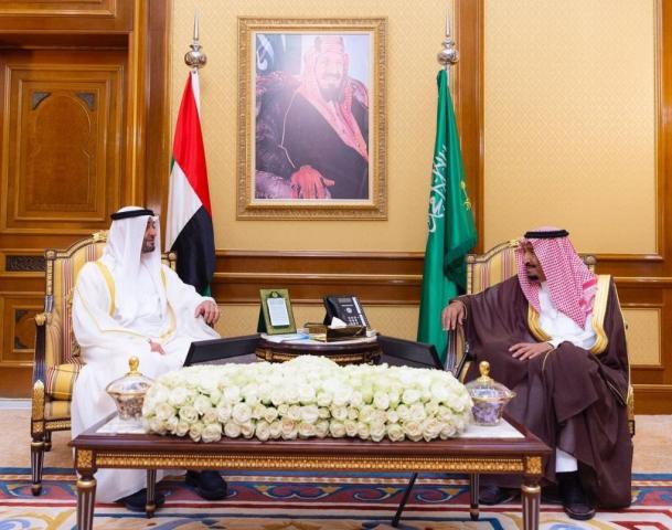 ولي عهد أبو ظبي والملك سلمان
