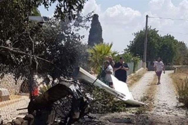  تصادم هليكوبتر بطائرة شراعية 