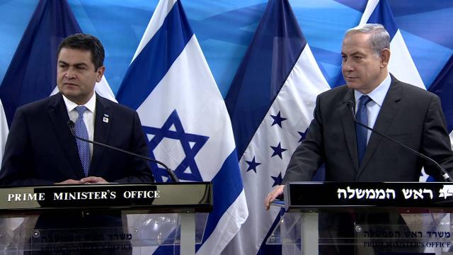 رئيس هندوراس يفتتح مكتبا دبلوماسيا في القدس