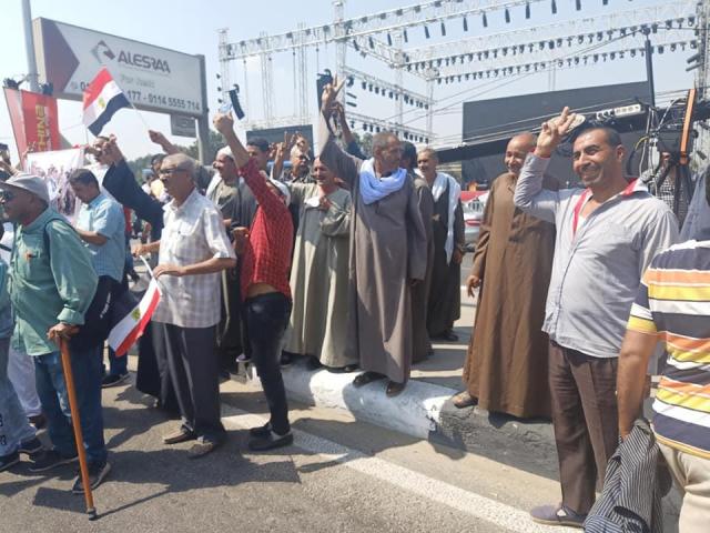 الصعيد يحضر بقوة حفل تأييد الرئيس السيسي أمام المنصة