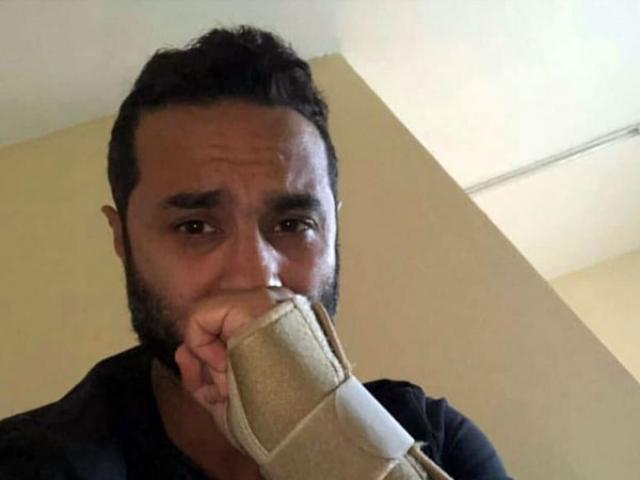 إصابة كريم فهمي أثناء تصويره فيلم «ديدو»