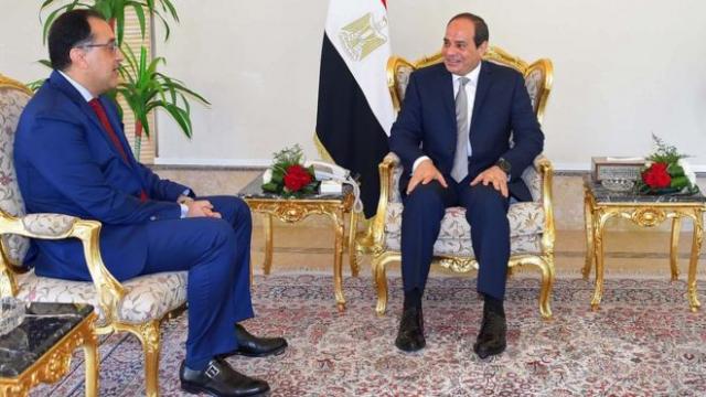 السيسي ورئيس مجلس الوزراء