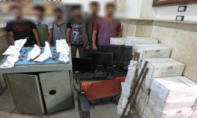 واقعة سرقة محتويات مخزن أحد المصانع بالقليوبية وإعادة المسروقات