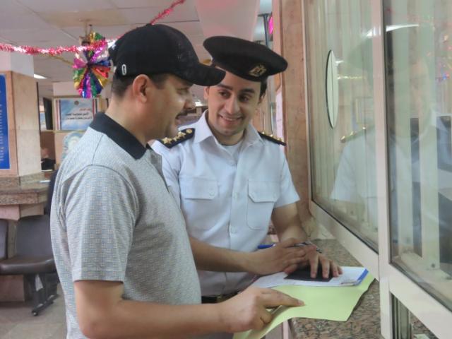 تفعل إجراءات التسهيل والتيسير على المواطنين الراغبين فى إنهاء إجراءات إستخراج التصاريح الخاصة