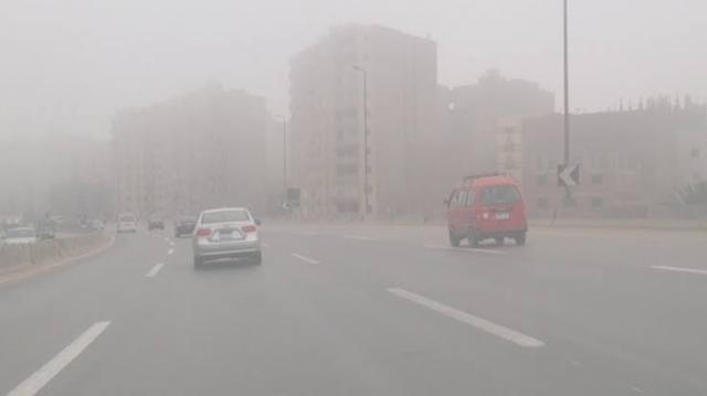 إغلاق طريق «القاهرة- الإسكندرية» الصحراوي بسبب الشبورة المائية