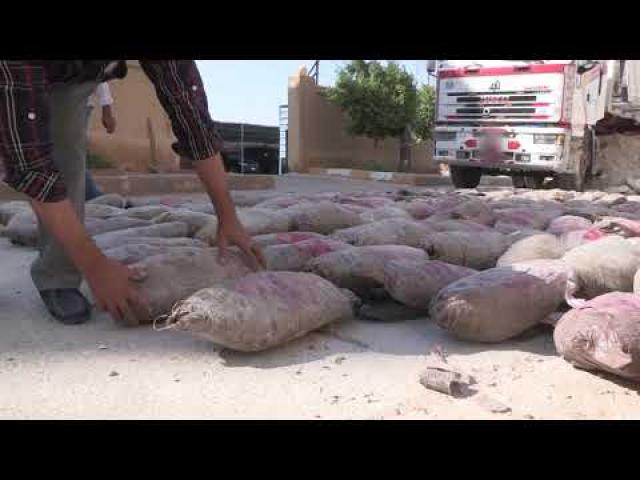 ضبط ثلاثة أشخاص لقيامهم بالإتجار فى المواد المخدرة وبحوزتهم قرابة 2 طن من مخدر البانجو