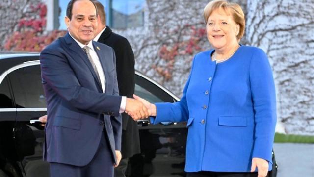 لرئيس السيسي-إنجيلا ميركل