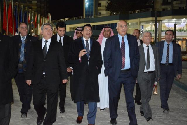 «صبحي» يصطحب وزراء الشباب والرياضة العرب في جولة تفقدية بالمركز الأولمبي بالمعادي