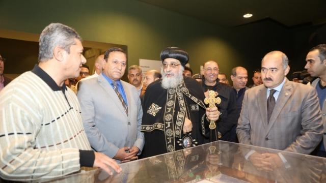 البابا تواضروس يزور متحف سوهاج