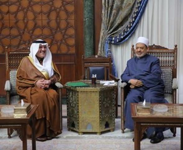 شيخ الأزهر يستقبل السفير السعودي