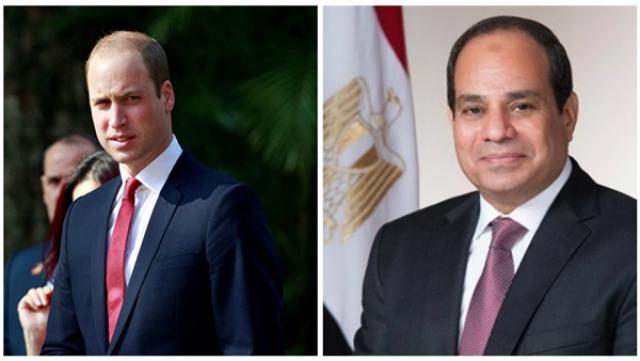 الرئيس السيسي-الأمير وليام