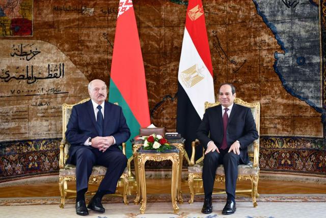 السيسي ونظيره البيلاروسي