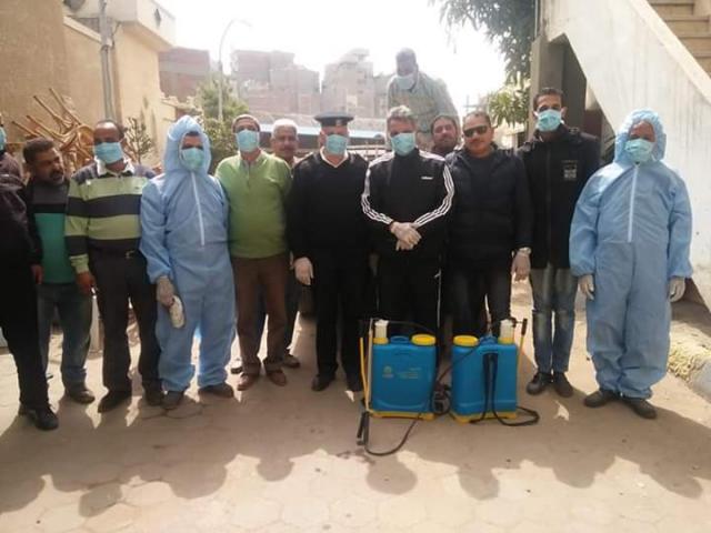 تطهير و تعقيم بحى السيدة زينب