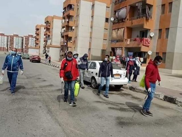 تطهير و تعقيم حى الاسمرات
