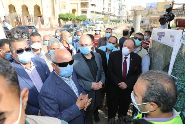 وزير النقل ومحافظ بني سويف