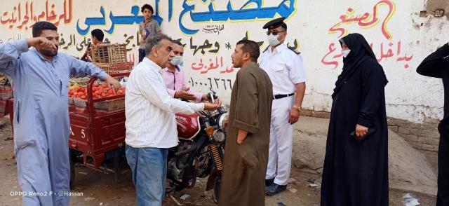فض سوق الإثنين في مدينة منيا القمح بالشرقية