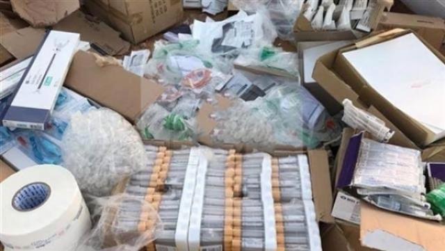  مستلزمات طبية مجهولة المصدر