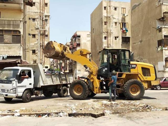 ازاله القمامة ببورسعيد
