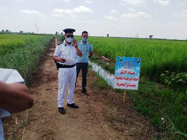 إسترداد ١٣٦ فدان و٩ قيراط تعدي على أراضى أملاك الدولة بمركز ومدينة الحسينية