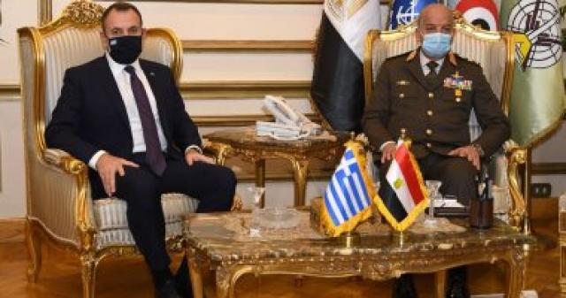 وزير الدفاع يلتقى نظيره اليونانى خلال زيارته الرسمية بجمهورية مصر العربية