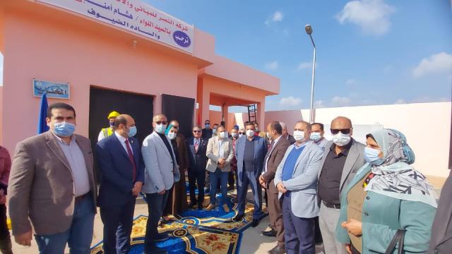 اللواء هشام آمنه يفتتح محطة رفع صرف صحي العتقا بمركز إيتاي البارود