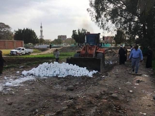إزالة التعديات على الأراضى الزراعية
