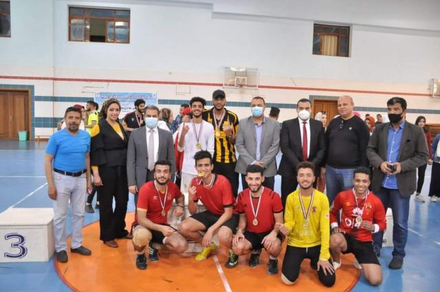 ختام النسخة الثالثة لمهرجان التميز الرياضى بجامعة كفر الشيخ