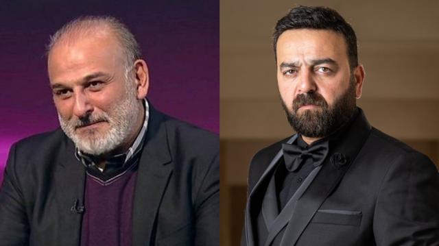 الفنان جمال سليمان والفنان سامر المصري