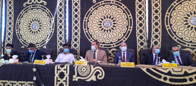 إتمام الصلح فى النزاع القائم بين عائلتين بمحافظة سوهاج