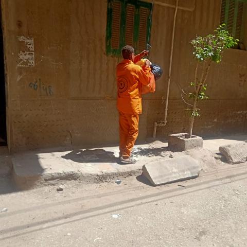جمع القمامة من المنازل