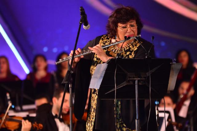 وزيرة الثقافة تعزف من أجل جمال سلامة في مهرجان الموسيقى العربية