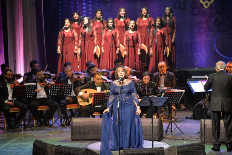 عفاف راضي في الليلة السادسة من ليالي مهرجان الموسيقى العربية بأوبرا الإسكندرية